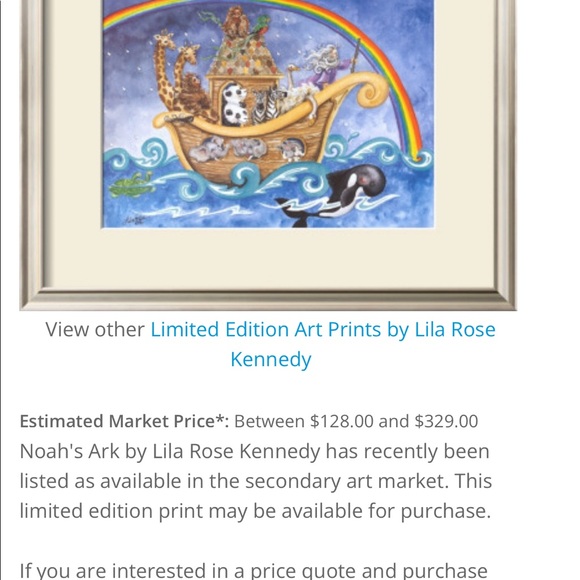 Lila Rose Kennedy Noah’s Arc Framed Art - Picture 5 of 5